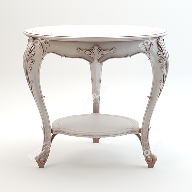 Chic Chelini Sofa Table 3D model image 1