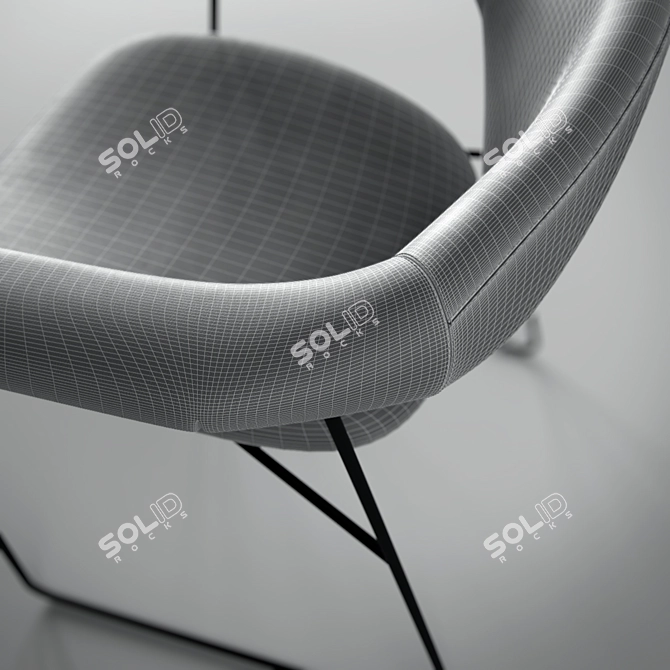 Scandinavian Elegance: GUBI Masculo Chair 3D model image 3
