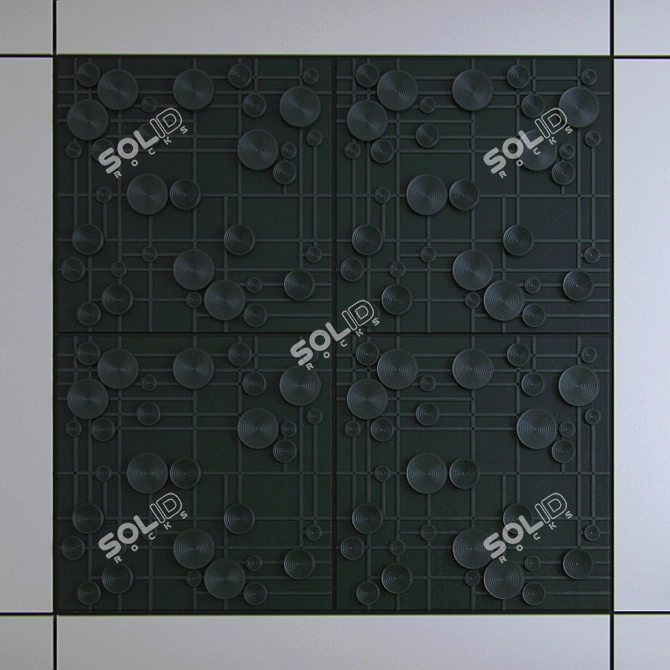 3D Wall Decor Panels 3D model image 1