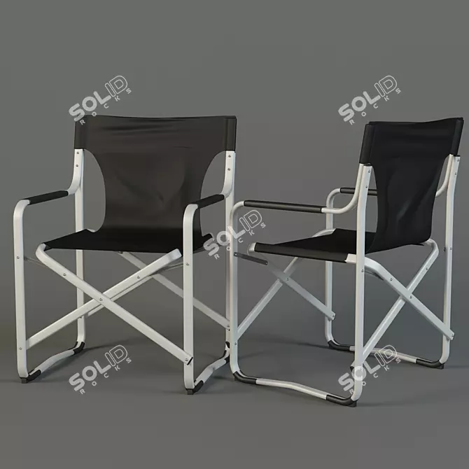 IKEA KALVE Director Chair 3D model image 1