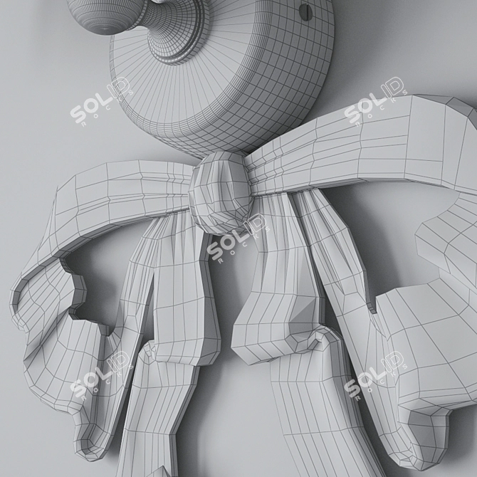 Elegant Marina Wall Lamp 3D model image 3