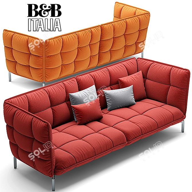 Title: HUSK Sofa by B&B Italia 3D model image 3