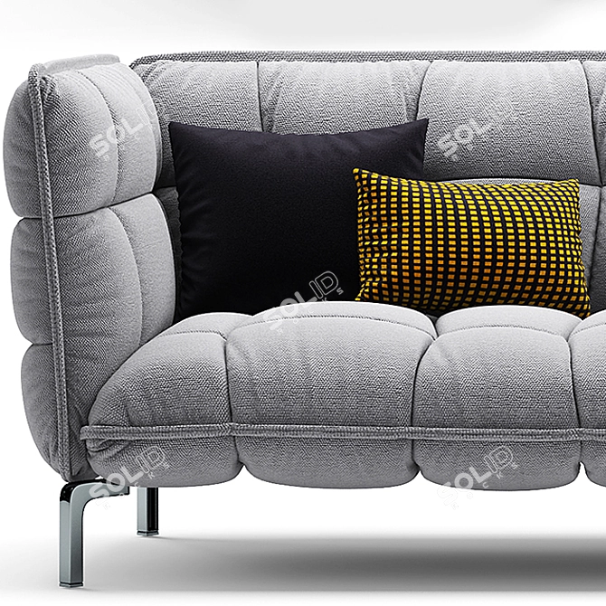 Cozy HUSK Sofa - Italian Luxury 3D model image 2