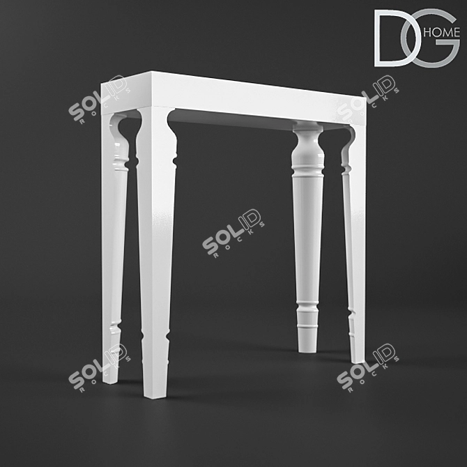 Carrie One Dressing Table - Elegant and Versatile 3D model image 3