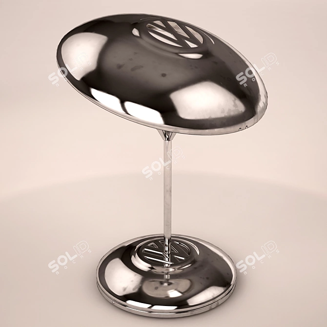 Vintage Volkswagen Table Lamp 3D model image 3