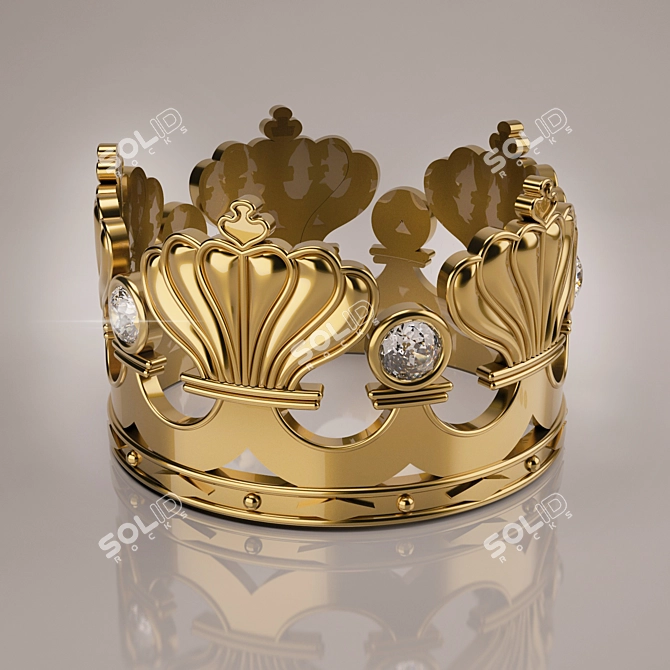 Royal Crown Modeling Kit 3D model image 1