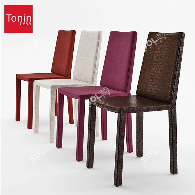 Sleek and Chic: Tonin Casa Estrella 7279 3D model image 1