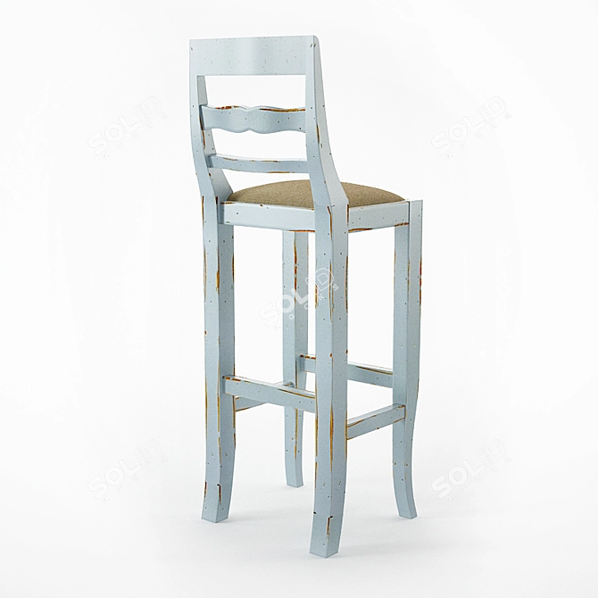 Glamour Barstool by Tonin 3D model image 2