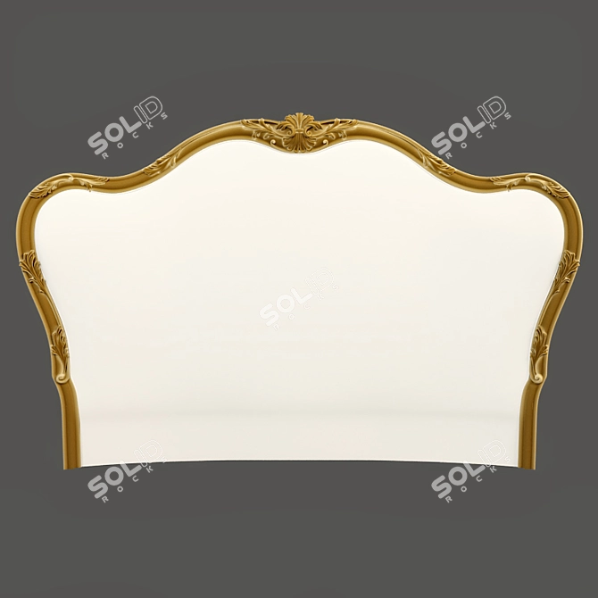 Elegant Roberto Giovannini Bedframe 3D model image 1