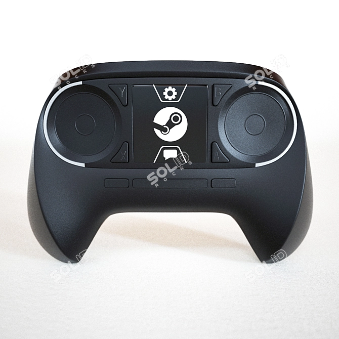 Ultimate Gaming Control: Steam Controller 3D model image 1