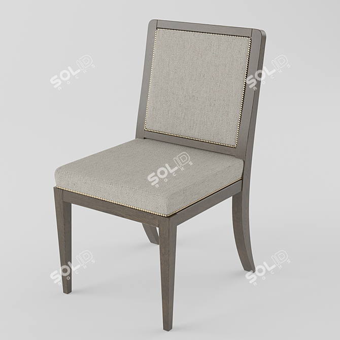 Modern Elegant Chair Darii 3D model image 1