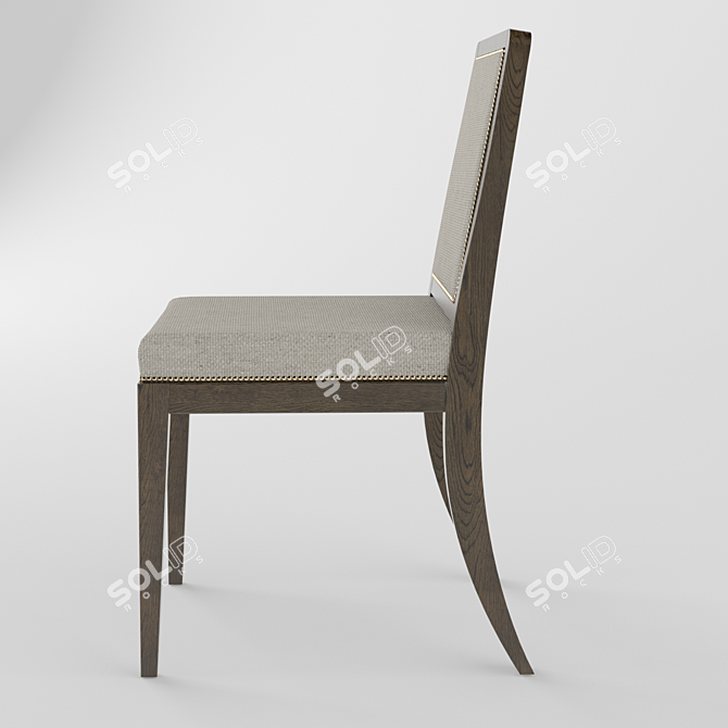 Modern Elegant Chair Darii 3D model image 2