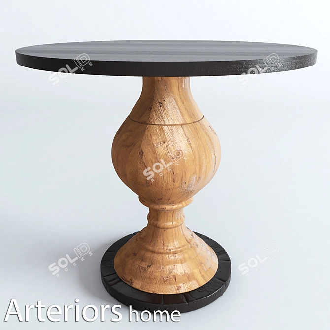 Elegant Everett Coffee Table 3D model image 1