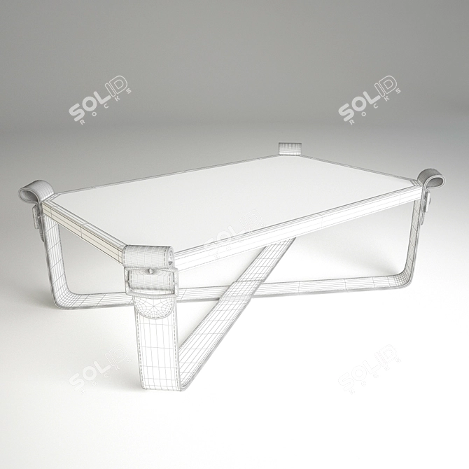Title: Swashbuckler Coffee Table by Halo Est 3D model image 3