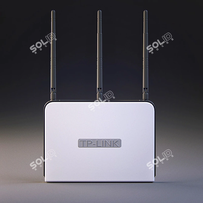 High-Speed Wireless Router: TP-LINK TL-WR1043ND 3D model image 3