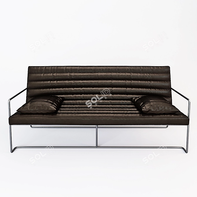 Luxurious MCQUEEN Sofa 3D model image 1