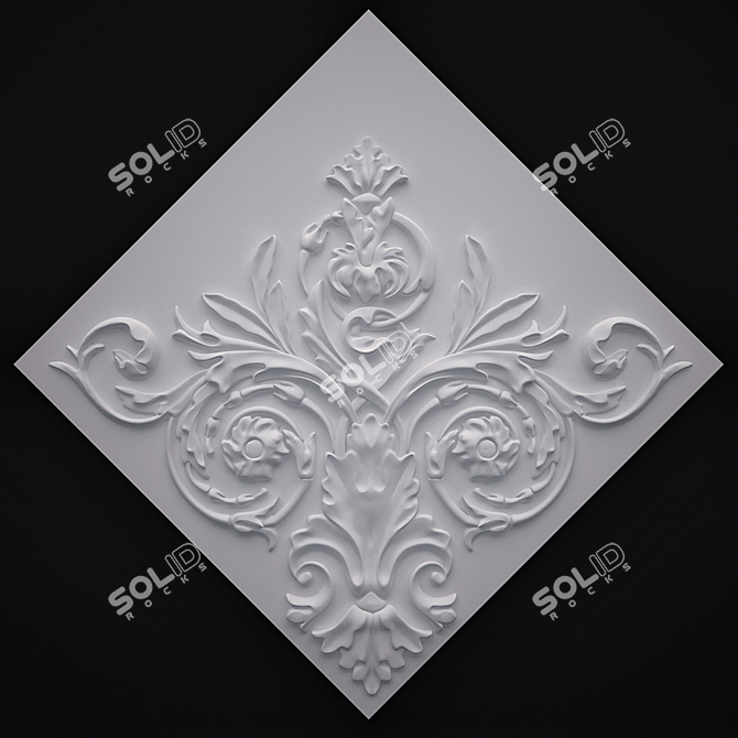 Angle Gypsum Corner 3D model image 1