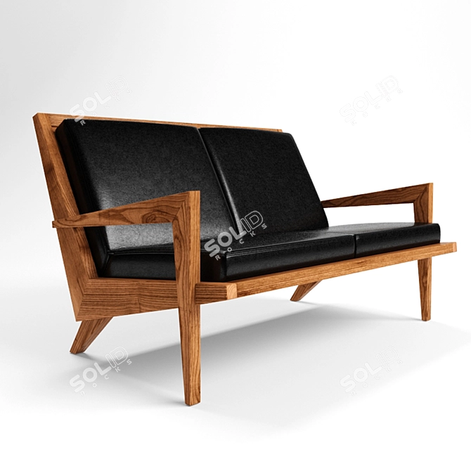 Dexel Boomerang Love Sofa 3D model image 1