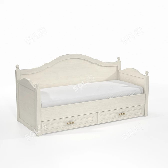 OM Bed Svetlitsa KS-20: A Perfect Blend of Comfort and Style 3D model image 1