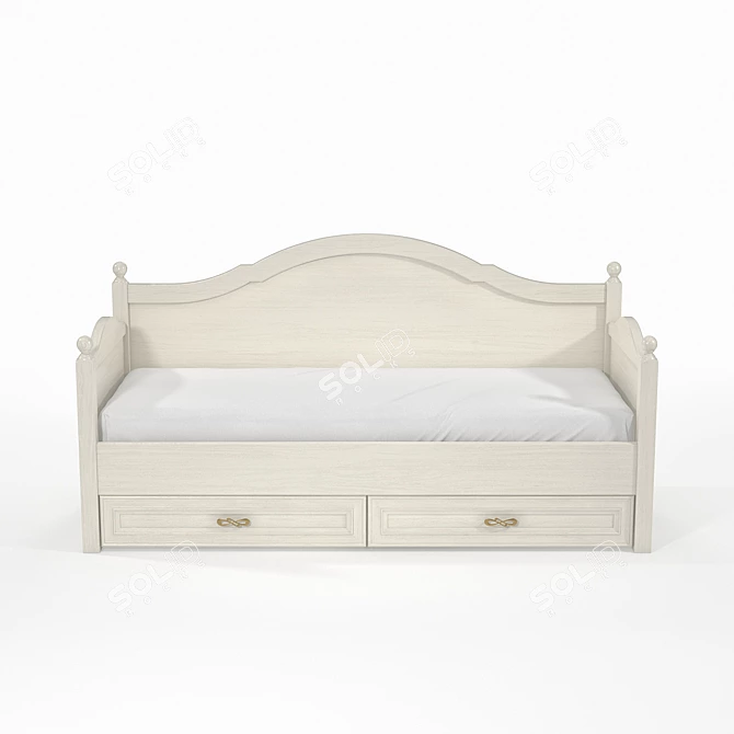 OM Bed Svetlitsa KS-20: A Perfect Blend of Comfort and Style 3D model image 2