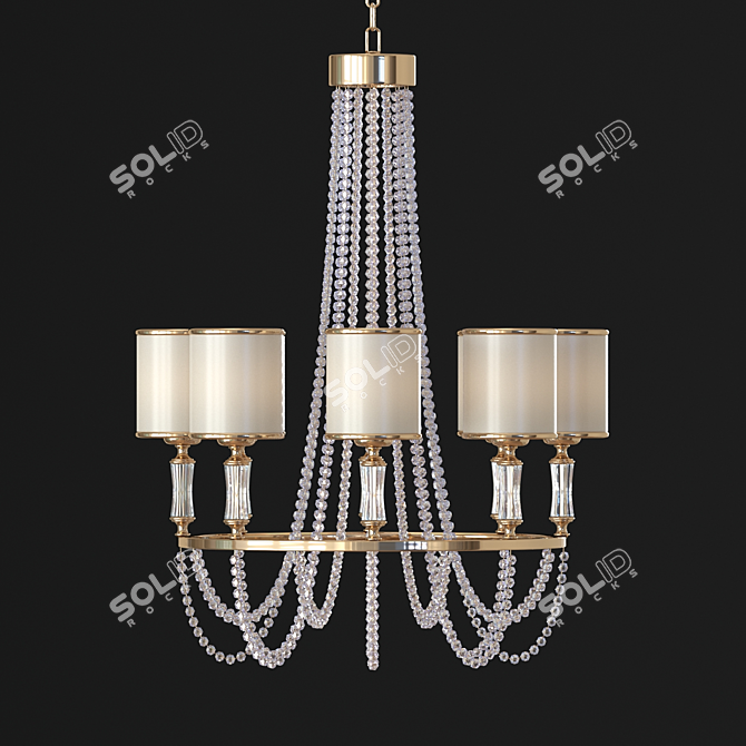 Il Paralume Marina Chandelier 3D model image 1