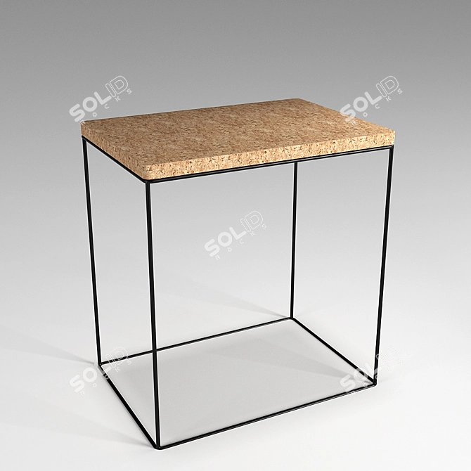 Modern Minimalist Coffee Table 3D model image 1