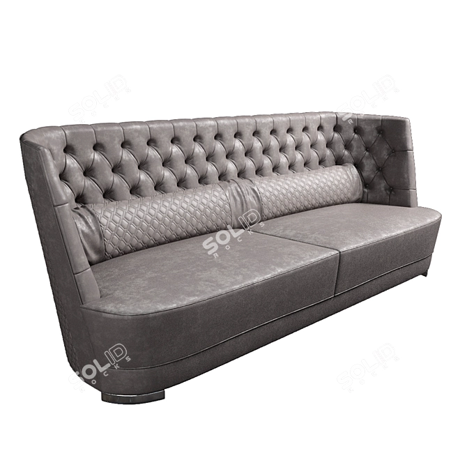 Elegant VITTORIA High Capitonnè Sofa 3D model image 1
