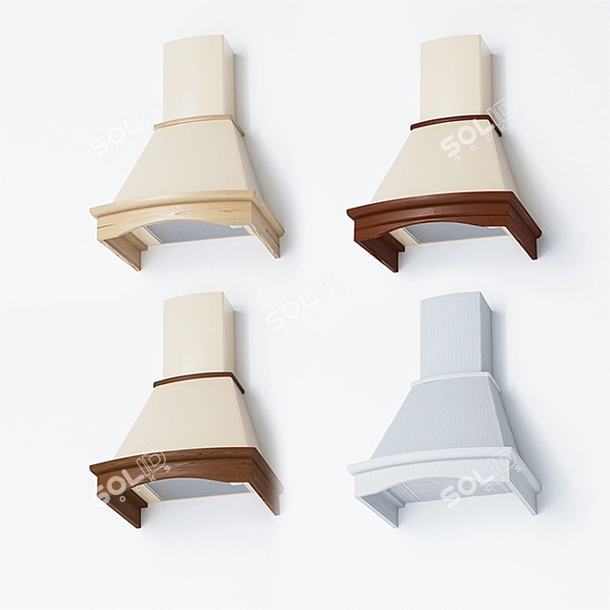 ELEYUS TEMPO 60 - Stylish Range Hoods 3D model image 1