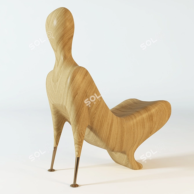 Luxury Armchair: Christopher Guy Lievre 60-0418 3D model image 2