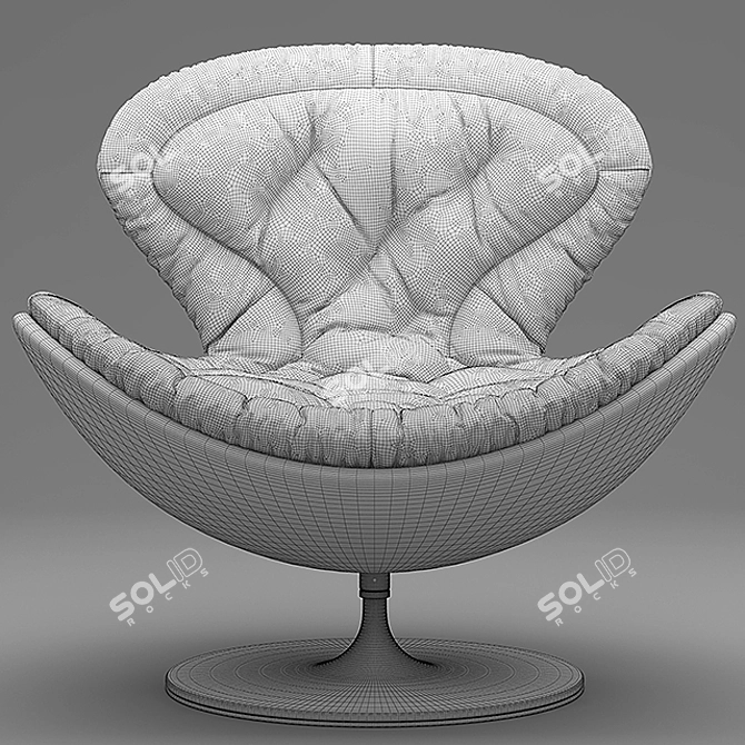 Jetsons Armchair: Futuristic Comfort 3D model image 3