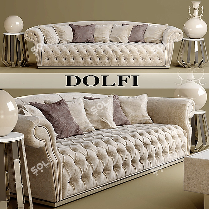 ComfortSofa Dolfi 3D model image 1
