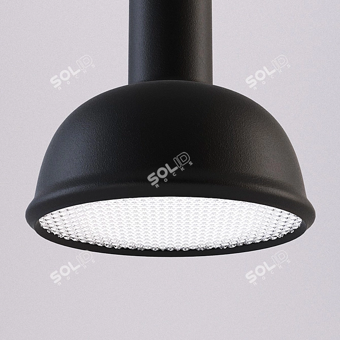 CustomForm Pitcher 15: Sleek Black Lamp 3D model image 3