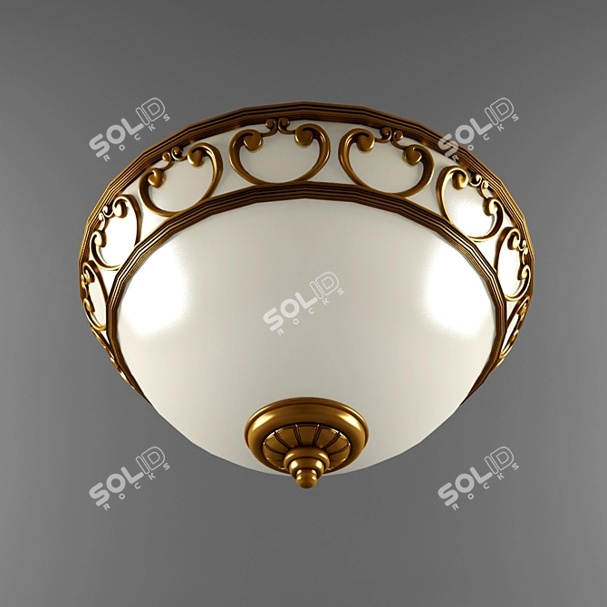 3DMax 2014 Vray Ceiling Light 3D model image 1