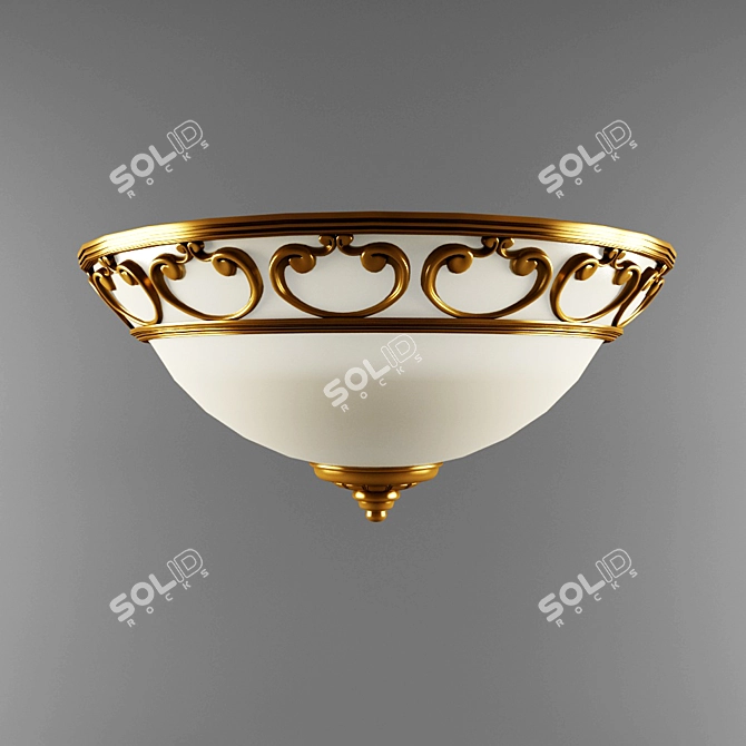 3DMax 2014 Vray Ceiling Light 3D model image 2