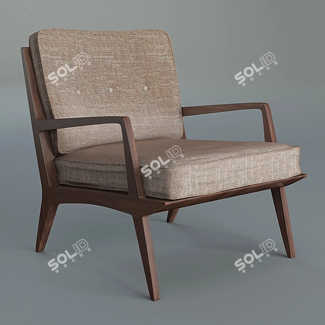 Elegant Carlo de Carli Chairs 3D model image 1