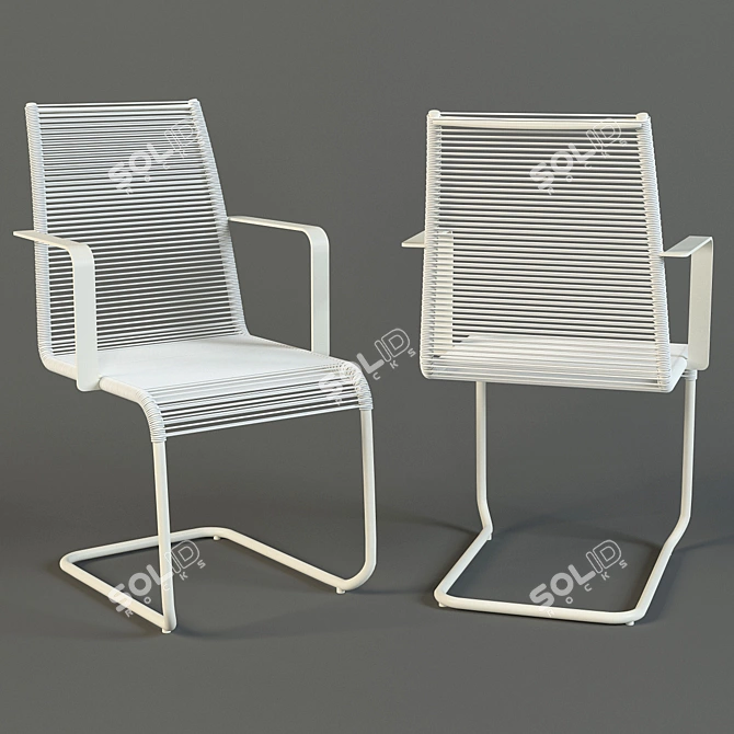 Cozy IKEA Vesman Chair 3D model image 1