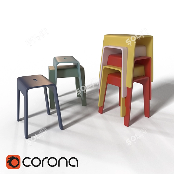 BIMBO Blastation Chair 3D model image 1