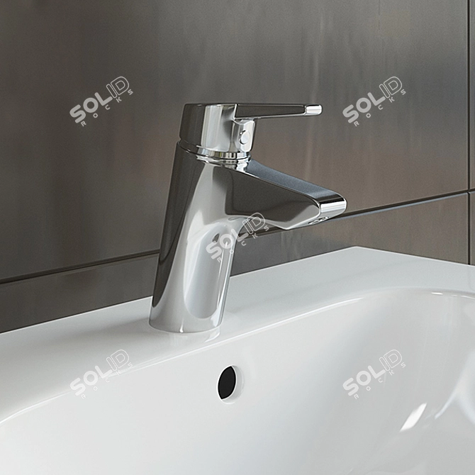 Modern ACTIVE Washbasin - Perfect for any Bathroom 3D model image 2