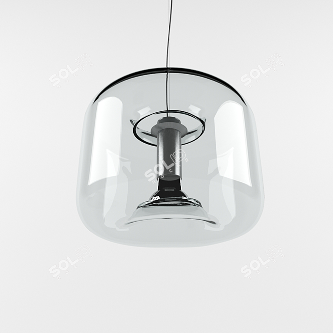 Elegant Bonbonne Floor Lamp 3D model image 1
