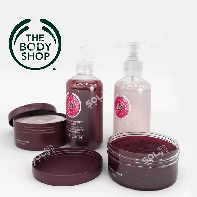 Raspberry Bliss: The Body Shop 3D model image 2