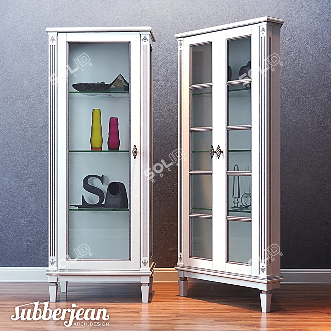 Cara Hardwood Cabinets - Fine Craftsmanship for Your Space 3D model image 1