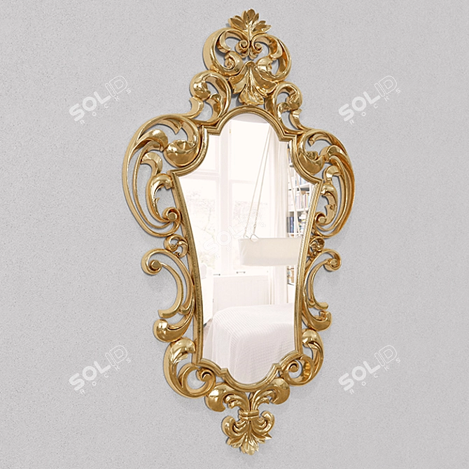 Elegant Reflective Beauty 3D model image 1