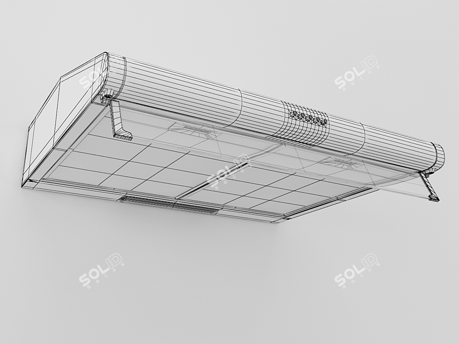 Europlast H102 Kitchen Extractor 3D model image 2