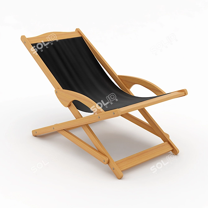 Elegant Butzke Chair: Modern Comfort 3D model image 1