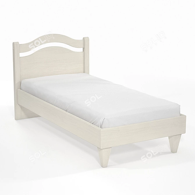 OM Bed - Elegant and Comfortable 3D model image 1