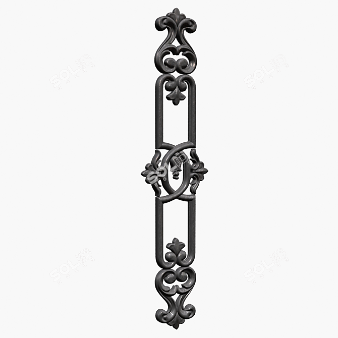 Cast Baluster: Ideal for Cutting & Rendering 3D model image 1