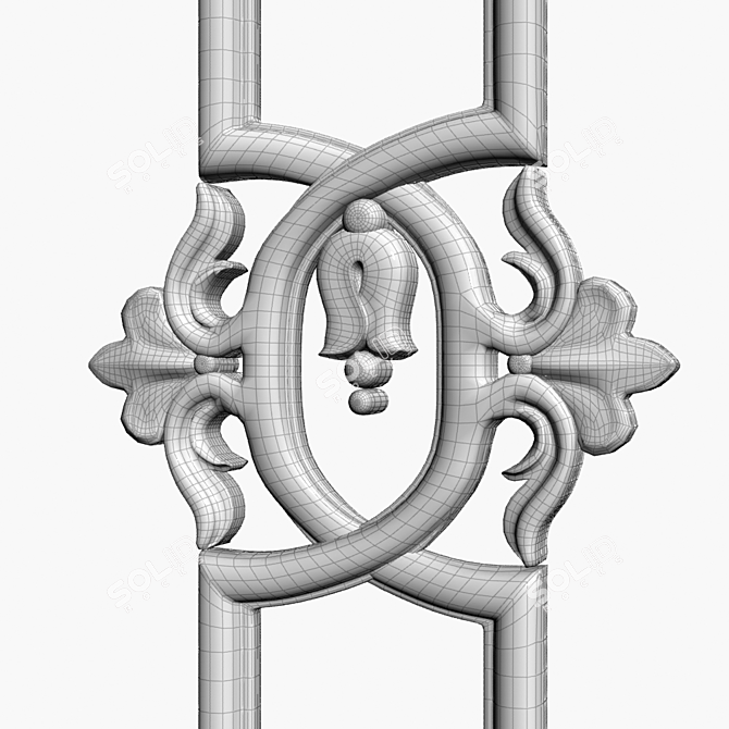 Cast Baluster: Ideal for Cutting & Rendering 3D model image 3