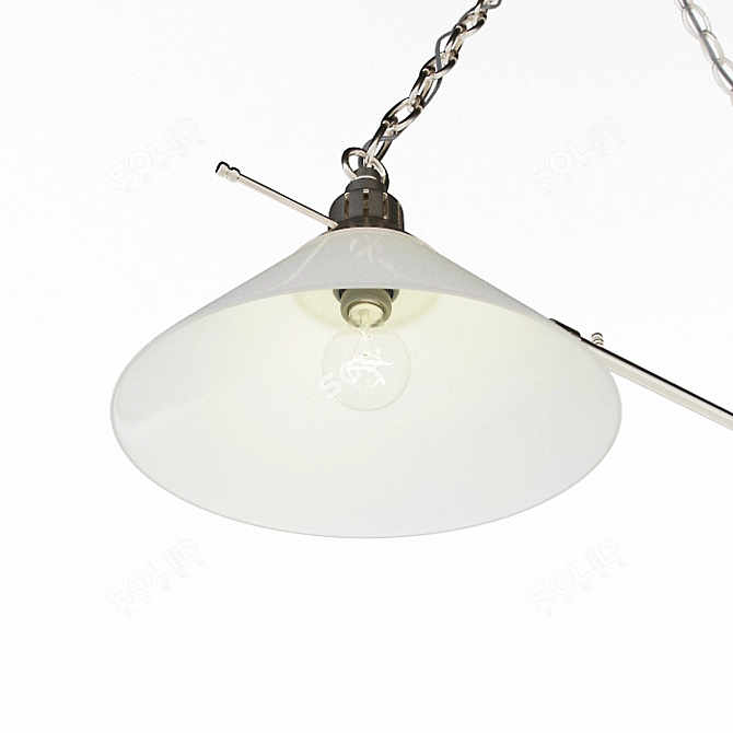 Cruby Double Pendant Light 3D model image 3