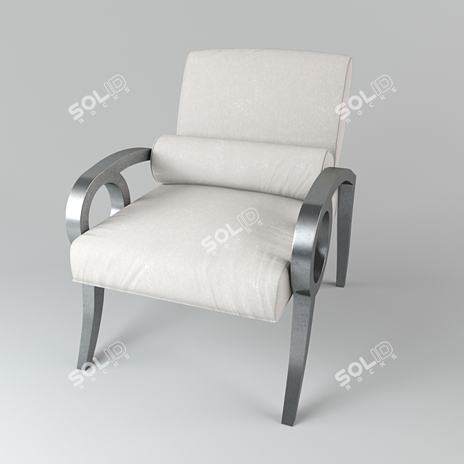 Luxury Lonsdale Lounge Chair 3D model image 2