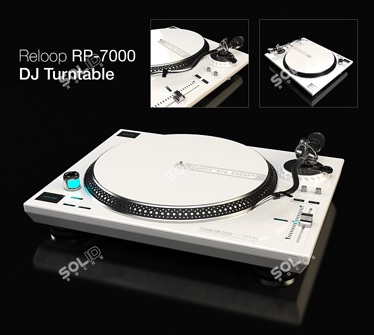 Ultimate DJ Turntable: Reloop RP-7000 3D model image 1